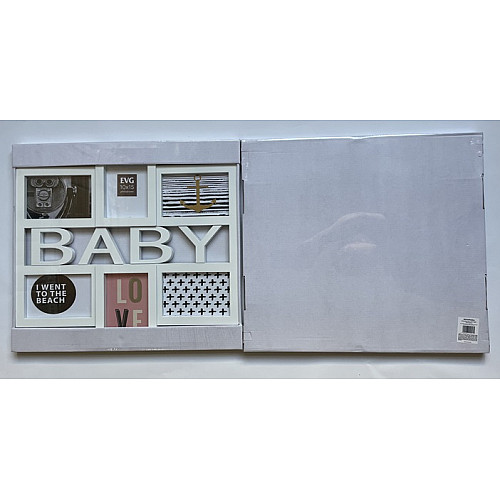 Мультирамка EVG INNO ZB-6-4447 BABY COLLAGE 6 44 х 47 х 1.5 см Белый (6812257)