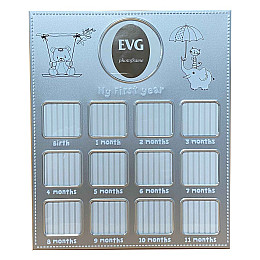 Фоторамка EVG ONIX J7-2 Baby 25 х 30.1 х 1.4 см Silver (6884656)