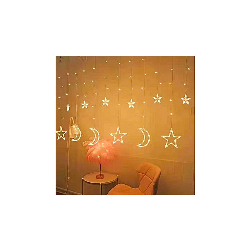 Гирлянда-занавеска светодиодная HOME R92651 Starlight Night 120led 2.5*0.85 м Желтый