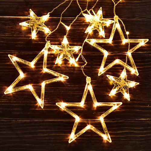 Гірлянда-фіранка світлодіодна HOME R92649 Starlights 120led 2.5*0.85 м Жовтий