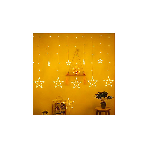 Гірлянда-фіранка світлодіодна HOME R92649 Starlights 120led 2.5*0.85 м Жовтий