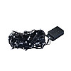 Светодиодная гирлянда Led на 100 больших матовых диодов электрическая с контроллером зеленая