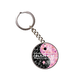 Брелок Bioworld Инь Янь Блек Пинк Black Pink (23047)