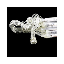 Светодиодная гирлянда Led "Тающие сосульки Метеоритный дождь" на 240 диодов 3.6 м Белый теплый