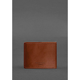 Шкіряна обкладинка для посвідчення інваліда війни світло-коричнева BlankNote