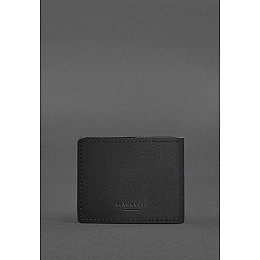 Шкіряна обкладинка для посвідчення інваліда війни Чорна BlankNote