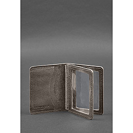 Шкіряна обкладинка для посвідчення водія, ID і пластикових карток 2.0 темно-бежева BlankNote