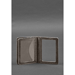 Шкіряна обкладинка для посвідчення водія, ID і пластикових карток 2.0 темно-бежева BlankNote