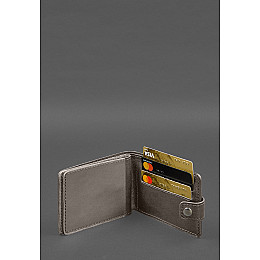 Шкіряна обкладинка- портмоне для посвідчення учасника бойових дій (УБД) Темно-бежева BlankNote