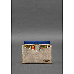 Шкіряна обкладинка-органайзер для документів 6.2 світло-бежевий краст BlankNote