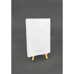 Шкіряна обкладинка на ветеринарний паспорт BlankNote біла