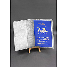 Шкіряна обкладинка на ветеринарний паспорт BlankNote біла