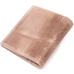 Мужской зажим из винтажной кожи KARYA 21356 Бежевый