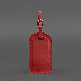 Шкіряна бірка для багажу 2.0 Червона BlankNote