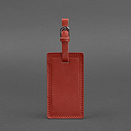 Шкіряна бірка для багажу 3.0 Червона BlankNote