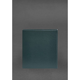Альбом для фото в кожаной обложке зеленый BlankNote