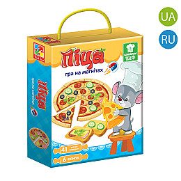 Детская настольная игра Vladi Toys Вкусности "Пицца" (укр)