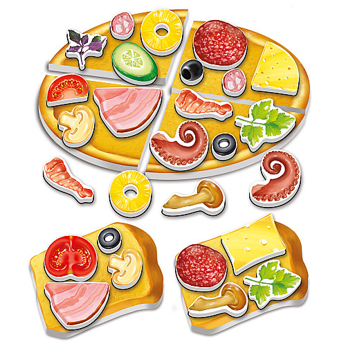 Детская настольная игра Vladi Toys Вкусности "Пицца" (укр)