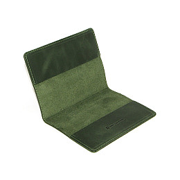 Обкладинка на паспорт DNK Leather Паспорт-H col.C 15,5х9,8 см Зелена