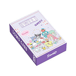 Набор карточек Fan Girl Куроми Kuromi Моя Мелодия Onegai My Melody Sanrio Sweet-Sweet 30шт (23032)