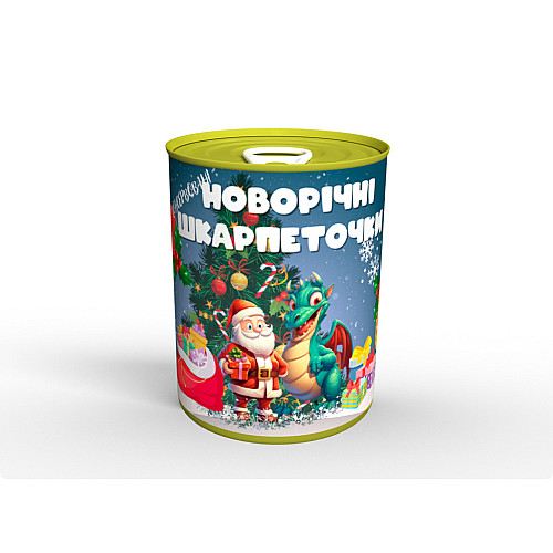 Новорічні консервовані шкарпетки Mine На рік Дракона 36-41 Різнокольоровий (hub_ybhjmr)