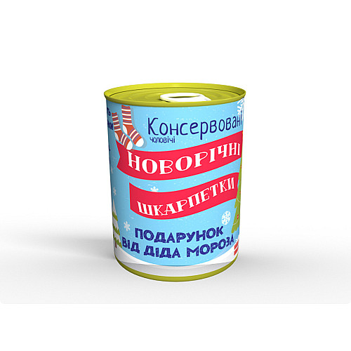 Новорічні консервовані шкарпетки Mine Від Діда Мороза 36-40 Різнокольоровий (hub_4ax4ky)