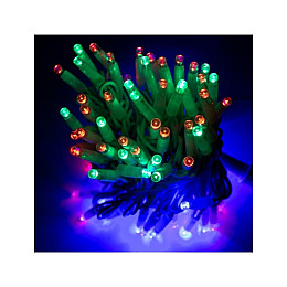 Светодиодная гирлянда нить уличная Led 2092 на 160 Bicolor светодиодов 1 режим 16 м Мультицвет