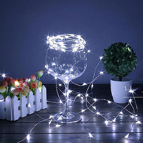Гирлянда нить Re:Market Капля росы 100led 10 м Белая