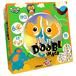 Настольная развлекательная игра "Doobl Image" Danko Toys DBI-01 большая, укр Animals