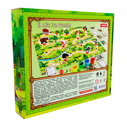Настольная игра "В лес по грибы" Artos Games 1335ATS