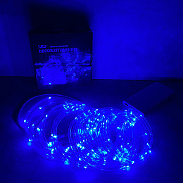 Гірлянда USB Xmas Pipe 7285 100 LED WW-3, 10 м, синє світло