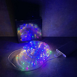 Гірлянда USB Xmas Pipe 7284 100 LED WW-3, 10 м, кольоровий