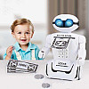 Детский интерактивный робот-сейф с электронным кодовым замком Robot Piggy Bank 6699-9 с функцией ночника на 10 мелодий White