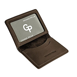 Обкладинка на ID паспорт автодокументи шоколад Grande Pelle 211120