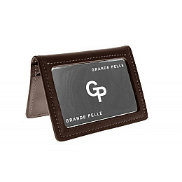 Обкладинка на права тех паспорт удостоверення Grande Pelle 211620 шоколад