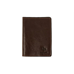 Обкладинка для паспорта шоколад Grande Pelle 252620