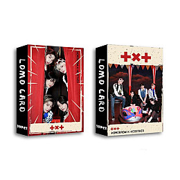 Набор карточек TXT Tomorrow X Together Red Ломо 30шт (23532) Fan Girl