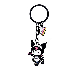 Брелок металический Bioworld Куроми Kuromi Моя Мелодия Onegai My Melody Sanrio (23204)