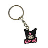 Брелок Bioworld Куроми с логотипом Kuromi Моя Мелодия Onegai My Melody (23188)