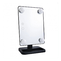 Зеркало с LED підсвічуванням прямокутне WS HH083 360 Black (10671-hbr)