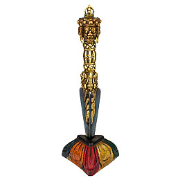 Пхурба (кіла) HandiCraft Три метали Підставка дерево 19.8x3 см (26689)