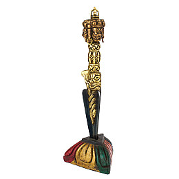 Пхурба (кіла) HandiCraft Три метали Підставка дерево 19.8x3 см (26689)