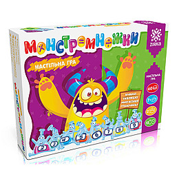 Обучающая игра Zirka Монстромножки. Таблица умножения играя укр 119325