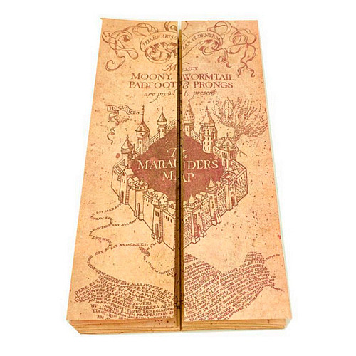 Карта Мародеров из Гарри Поттер The Marauders Map (7653) Bioworld