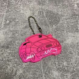 Светоотражающий брелок "Машинка" Stenson 38443-1 MIX