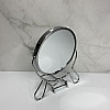 Двустороннее косметическое зеркало для макияжа на подставке A-PLUS Two-Side Mirror 9,5 см (418-4)