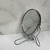 Двустороннее косметическое зеркало для макияжа на подставке A-PLUS Two-Side Mirror 9,5 см (418-4)