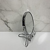 Двустороннее косметическое зеркало для макияжа на подставке A-PLUS Two-Side Mirror 9,5 см (418-4)