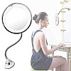 Гибкое зеркало на присоске Mirror 5X Ultra Flexible с подсветкой Белый (100200)