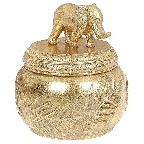 Шкатулка для украшений Indian gold 11.5х11.5х12.5см DP78941 BonaDi
